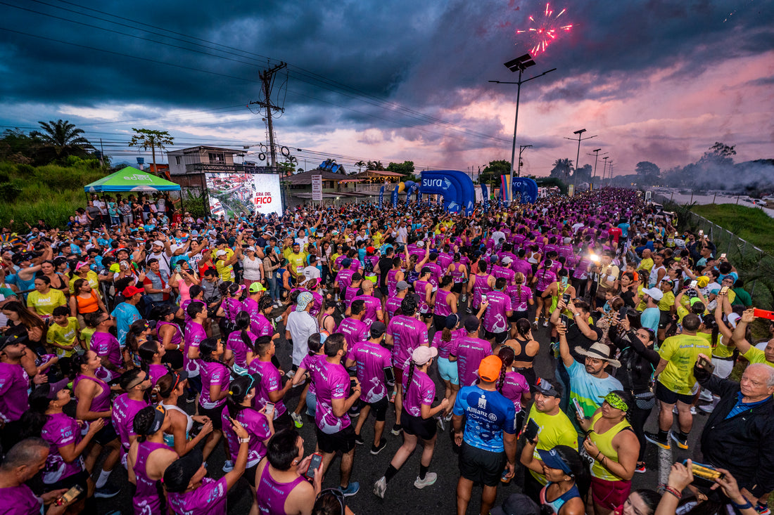 Media Maratón del Quindío - Corredores en la línea de salida
